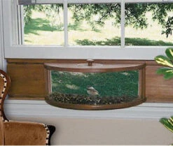Panoramic Window Feeder With Mirror
