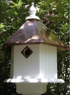 Gardenia Birdhouse In Vinyl/PVC