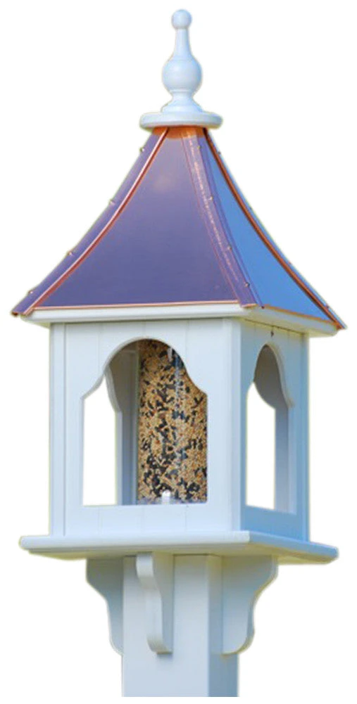 Copper Roof Bird Feeder - Square 28x10 - Image 3