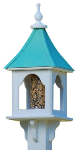 Copper Roof Bird Feeder - Square 28x10 - Image 4
