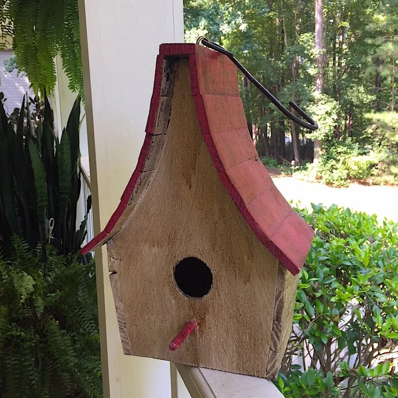 Boho Chalet Hanging Birdhouse- 4 Colors
