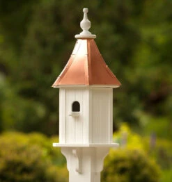 Copper Roof Birdhouse 28x10- 1 Perch