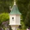 Copper Roof Birdhouse 28x12- 3 Perches