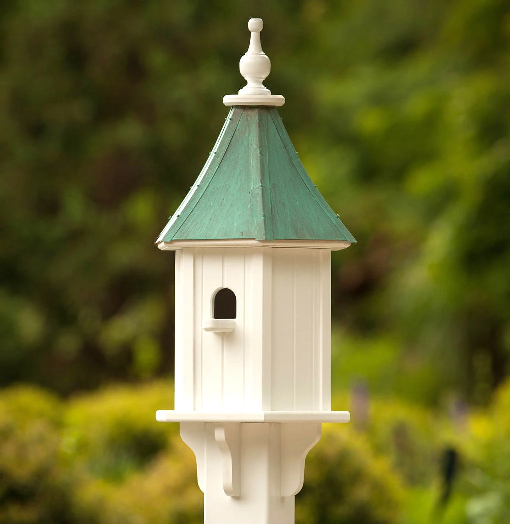 Copper Roof Birdhouse 28x10- 1 Perch - Image 2