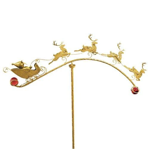 Reindeer And Sleigh Garden Stake - Image 3