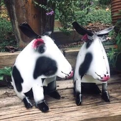 Spotted Pig Recycled Metal Yard Art