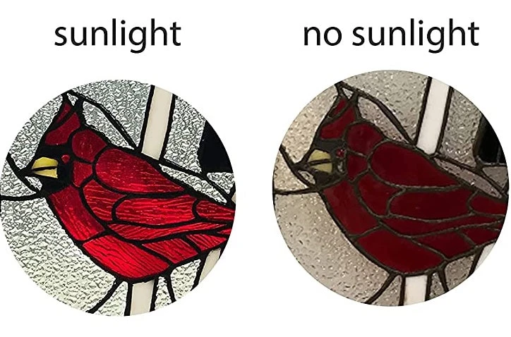 Cardinal Stained Glass Panel - Image 3