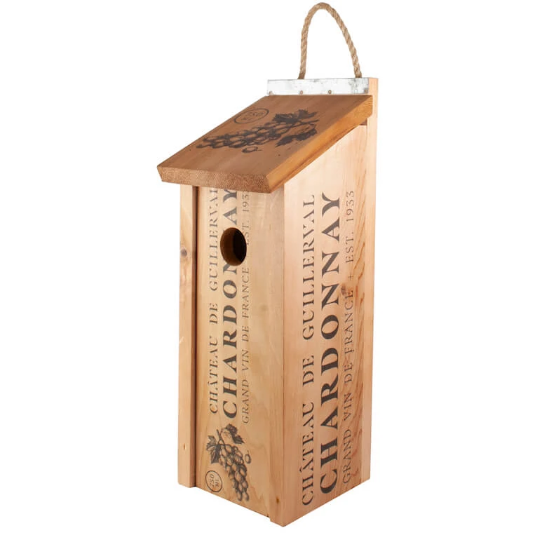 Wine Crate Birdhouse - Image 3
