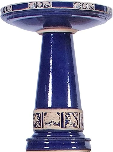 Zanesville Bird Bath With Locking Top- 2 Colors - Image 3