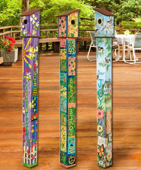 Birdhouse Art Poles 6 Ft. Post - Image 9