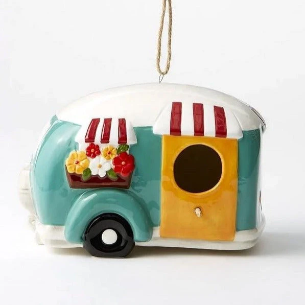 Ceramic Camper Birdhouse - Image 2