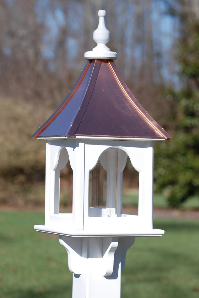 Copper Roof Bird Feeder - Square 28x10 - Image 2