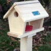 Wooden Bluebird Feeder- Small